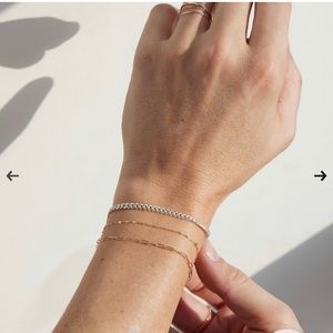 Martine Ali via Catbird Baby Cuban Bracelet